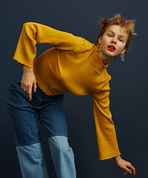 MURUA | フリルＲＩＢニット(ニット/セーター)