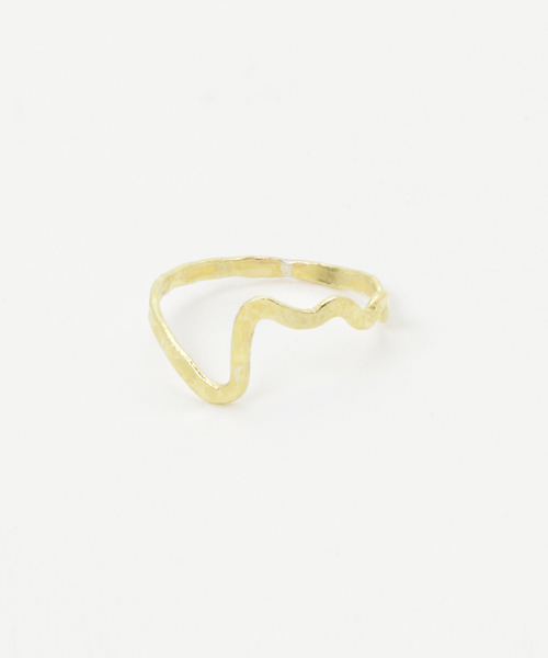 TONE SELECT GOODS(トーンセレクトグッズ)の「【V&SSS】pulse ring(リング・レディース・ゴールド・15号/13号/18号/11号/9号/1号/6号/3号/5号/7号)」の1枚目の写真