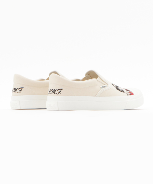 HYSTERIC GLAMOUR（ヒステリックグラマー）の「THE HEART BREAKERS/TOEプリントスリッポン（スリッポン・メンズ・ホワイト・26cm/27cm/28cm）」の8枚目の写真