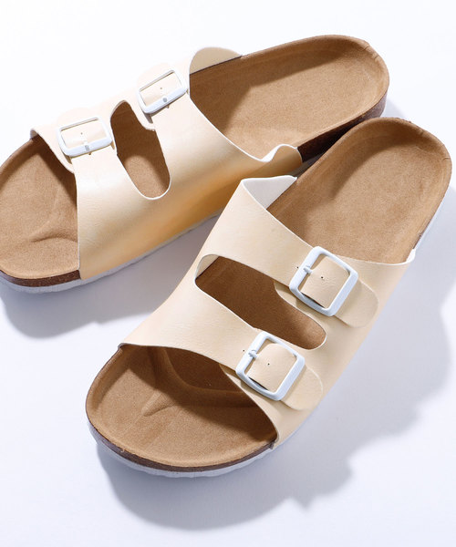 MONO-MART(モノマート)の「コンフォートサンダル withベルトストラップ(サンダル・メンズ・ブラウン/ブラック/ホワイト/ブルー/キャメル/レッド/ベージュ/ネイビー・M/L/XL)」の4枚目の写真