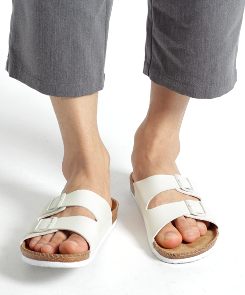 MONO-MART(モノマート)の「コンフォートサンダル withベルトストラップ(サンダル・メンズ・ブラウン/ブラック/ホワイト/ブルー/キャメル/レッド/ベージュ/ネイビー・M/L/XL)」の9枚目の写真