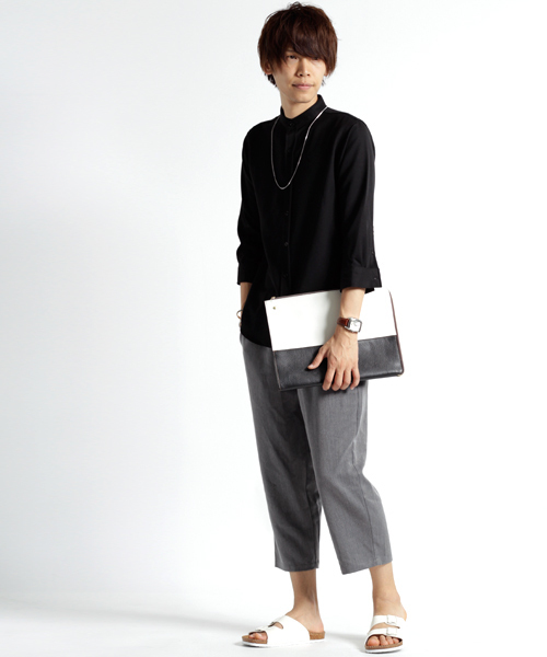 MONO-MART(モノマート)の「コンフォートサンダル withベルトストラップ(サンダル・メンズ・ブラウン/ブラック/ホワイト/ブルー/キャメル/レッド/ベージュ/ネイビー・M/L/XL)」の14枚目の写真