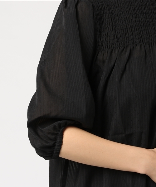 earth music&ecology（アースミュージックアンドエコロジー）の「シャーリングプルオーバー（シャツ/ブラウス・レディース・キャメル/ブラック/アイボリー/ピンク・FREE）」の10枚目の写真