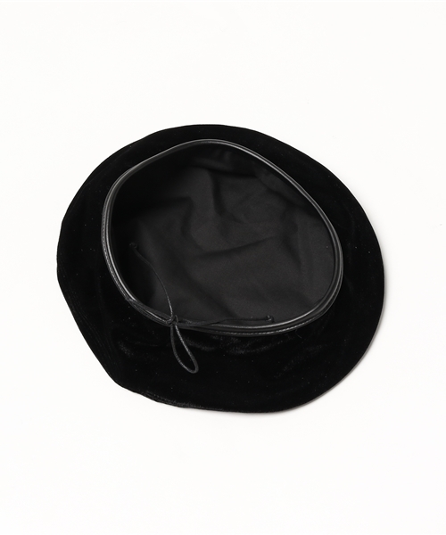 WEGO（ウィゴー）の「WEGO/ベロアベレー帽（ハンチング/ベレー帽・レディース・ブラック/グレー/ピンク/ワイン・FREE）」の7枚目の写真