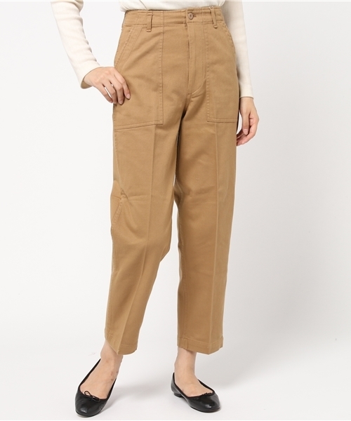 LBC(エルビーシー)の「ベーカーパンツ (その他パンツ・レディース・ダークグリーン/ベージュ/ネイビー・LARGE/MEDIUM)」の2枚目の写真