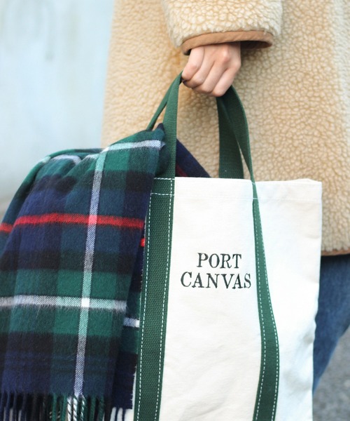 FRAMeWORK別注 PORT CANVAS 配色トートバッグ FRAMeWORK（フレームワーク）の「PORT CANVAS 配色トートバッグ