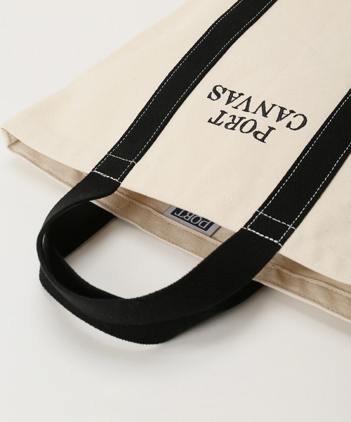 FRAMeWORK(フレームワーク)の「PORT CANVAS 配色トートバッグ◆(トートバッグ・レディース・ブラック/ベージュ/グリーン・フリー)」の11枚目の写真