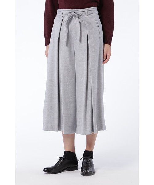 human woman(ヒューマンウーマン)の「タックスカーチョ(スカート・レディース・ネイビー/グレー/ベージュ/グリーン・LARGE/MEDIUM/SMALL)」の2枚目の写真