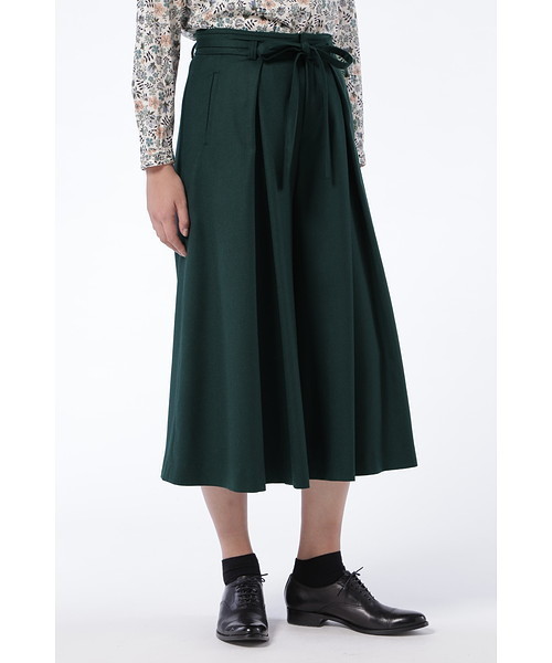 human woman(ヒューマンウーマン)の「タックスカーチョ(スカート・レディース・ネイビー/グレー/ベージュ/グリーン・LARGE/MEDIUM/SMALL)」の3枚目の写真