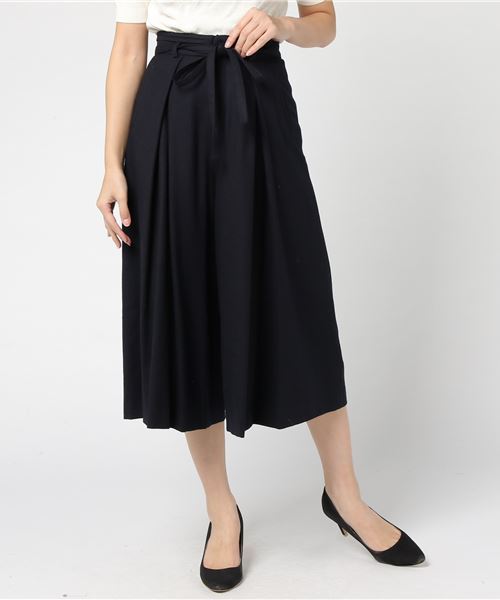 human woman(ヒューマンウーマン)の「タックスカーチョ(スカート・レディース・ネイビー/グレー/ベージュ/グリーン・LARGE/MEDIUM/SMALL)」の5枚目の写真