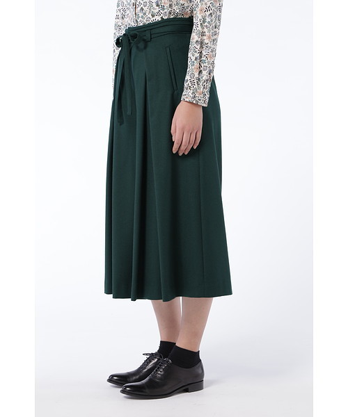 human woman(ヒューマンウーマン)の「タックスカーチョ(スカート・レディース・ネイビー/グレー/ベージュ/グリーン・LARGE/MEDIUM/SMALL)」の6枚目の写真
