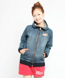 X-girl | X-girl CREW DENIM HOODIE JACKET(デニムジャケット)