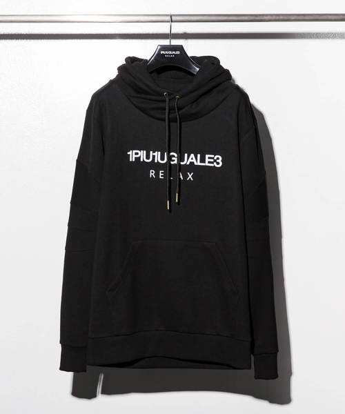 1PIU1UGUALE3  RELAX （ウノピゥウノウグァーレトレ リラックス）の「1PIU1UGUALE3 RELAX(ウノピゥウノウグァーレトレ)ビッグシルエットバイカーパーカ（パーカー・メンズ・ブラック/グレー/ネイビー・SMALL/MEDIUM/LARGE/X-LARGE）」の11枚目の写真
