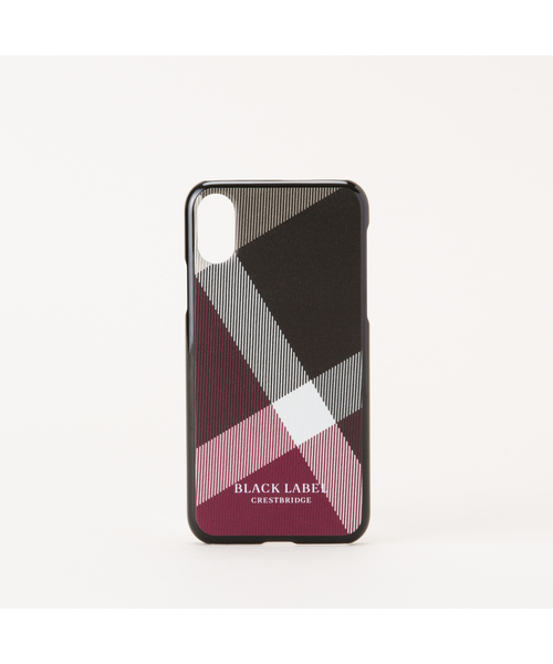 Black Label Crestbridge ブラックレーベル クレストブリッジ の クレストブリッジチェックiphonexケース スマホケース カバー Wear