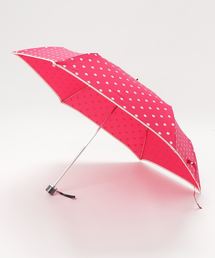 salle de bal（サルデバル）の「∴雨晴兼用 ボーダーかさ / ドットミニ折り畳み傘 竹手 ムジ/ドット 1311/1312（折りたたみ傘）」