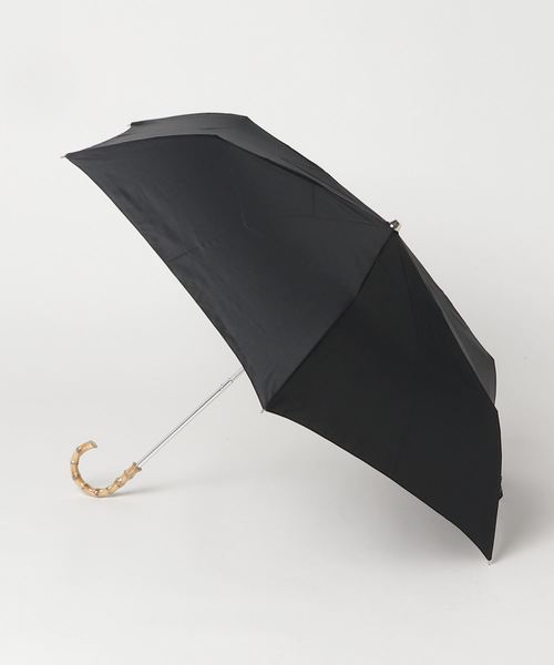 salle de bal（サルデバル）の「∴雨晴兼用 ボーダーかさ / ドットミニ折り畳み傘 竹手 ムジ/ドット 1311/1312（折りたたみ傘・レディース・ネイビー/レッド/ホワイト系その他/ホワイト系その他3/ブラック/ホワイト系その他2/オフホワイト/ピンク/ピンク系その他・FREE）」の6枚目の写真