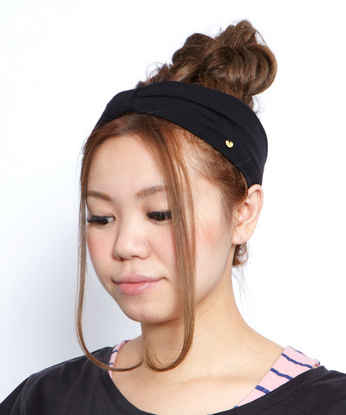 MILKFED.（ミルクフェド）の「JERSEY HAIR BAND（ヘアバンド・レディース・ホワイト/ブラック/ネイビー・FREE）」の7枚目の写真