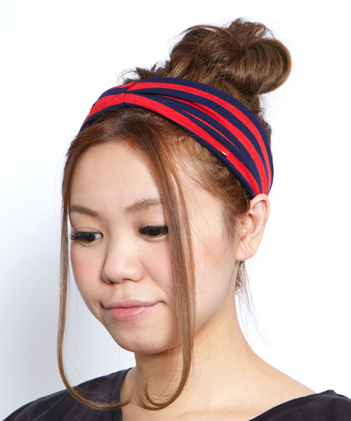 MILKFED.（ミルクフェド）の「JERSEY HAIR BAND（ヘアバンド・レディース・ホワイト/ブラック/ネイビー・FREE）」の8枚目の写真