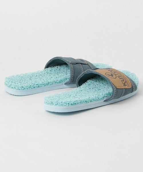 KUSTOM（カスタム）の「KUSTOM レディース  ANGEL DENIM サンダル/カスタム ビーチサンダル ビーサン（サンダル・レディース・インディゴブルー/ライトブルー・23.5cm/24.5cm/25.5cm）」の3枚目の写真