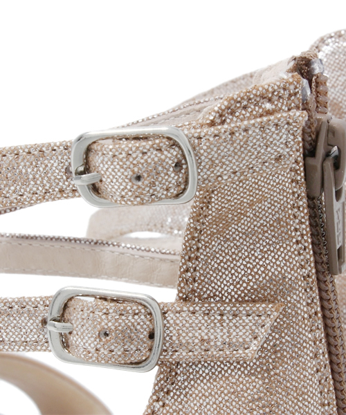 ORiental TRaffic（オリエンタルトラフィック）の「★ダブルストラップウエッジサンダル★3209（サンダル・レディース・ブラック/ベージュ/ピンク・SMALL/MEDIUM/LARGE/LL）」の9枚目の写真