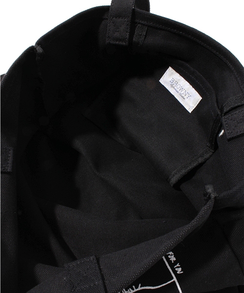 WEGO（ウィゴー）の「WEGO/コミックトートバッグ（トートバッグ・メンズ・ホワイト/ブラック・FREE）」の6枚目の写真