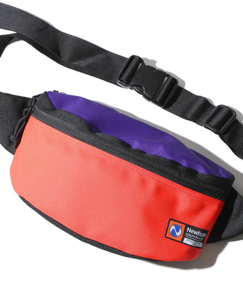 newhattan（ニューハッタン）の「∴WEGO/NEWHATTAN別注ボディバッグ（ボディバッグ/ウエストポーチ・メンズ・ブラック/マルチ/その他1/トリコロール/その他3/その他2・FREE）」の3枚目の写真