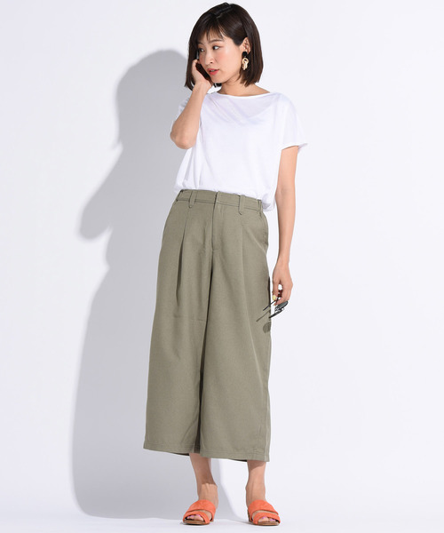 Willful by lipstar（ウィルフル バイ リップスター）の「【Willful by lipstar】ラメ天竺タックカットソー（Tシャツ/カットソー・レディース・ブラック/グレー/オフホワイト/グリーン・M）」の17枚目の写真