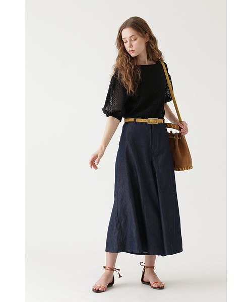 JILL STUART(ジルスチュアート)の「◆ローラデニムフレアパンツ(その他パンツ・レディース・ブルー・2/0/4)」の8枚目の写真