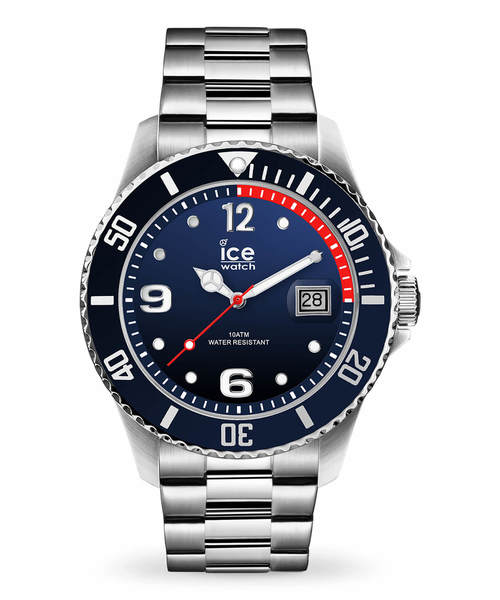 ICE WATCH(アイスウォッチ)の「「Ice-Watch アイスウォッチ」ICE STEEL アイススティール スティールバンド(アナログ腕時計・メンズ・ブラック/ネイビー/ブルー/シルバー/シルバー系その他/ライトピンク/ゴールド/ライトブルー/グリーン/ピンクゴールド/シルバー×ゴールド・LARGE/MEDIUM/SMALL/X-LARGE)」の5枚目の写真