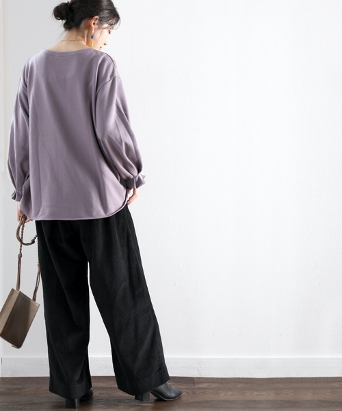 classicalelf（クラシカルエルフ）の「コーデュロイワイドパンツ（その他パンツ・レディース・ブラック/グレー/モカ/ベージュ/アイボリー・SMALL/MEDIUM/LARGE/X-LARGE）」の18枚目の写真