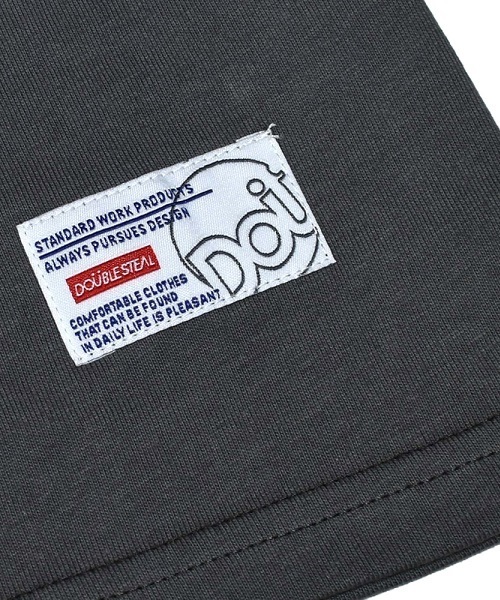 DOUBLE STEAL(ダブルスティール)の「Drop Shoulder Big Tee 長袖シャツ(Tシャツ/カットソー・メンズ・ホワイト/ブラック/グレー・MEDIUM/LARGE/X-LARGE)」の11枚目の写真