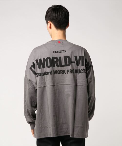 Drop Shoulder Big Tee 長袖シャツ（Tシャツ/カットソー）｜DOUBLE STEAL（ダブルスティール）
