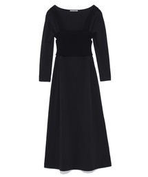 Snidel スナイデル の ニットビスチェレイヤードカットワンピース ワンピース Wear