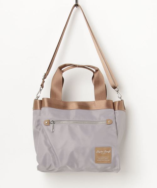 Legato Largo（レガートラルゴ）の「【Legato Largo】レガートラルゴ 撥水加工10ポケットミドルトートバッグ（ショルダーバッグ・レディース・ライトグレー/グレー/ブラック/オリーブ/ベージュ・FREE）」の11枚目の写真