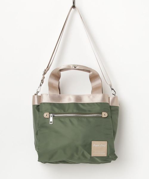 Legato Largo（レガートラルゴ）の「【Legato Largo】レガートラルゴ 撥水加工10ポケットミドルトートバッグ（ショルダーバッグ・レディース・ライトグレー/グレー/ブラック/オリーブ/ベージュ・FREE）」の9枚目の写真