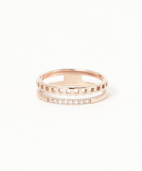 おしゃれスタ（オシャレスタ）の「【OSHARESTA★TOKYO】デザインリングコレクション　華奢デザインリング（リング・レディース・ピンク/ピンク系その他/ピンクゴールド/ピンク系その他2/ピンク系その他3/ピンク系その他4/ピンク系その他5・8号/7号/6号/9号/5号）」の6枚目の写真