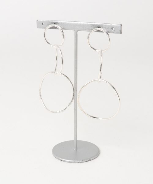 TONE SELECT GOODS(トーンセレクトグッズ)の「925 SILVER ACC/3サークルズピアスSV925(OG)(ピアス(両耳用)・レディース・シルバー/ゴールド・FREE)」の4枚目の写真