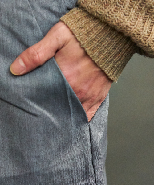 GGD SELECT(ジージーディー セレクト)の「GGD SELECT / イージー ワイドスラックスパンツ(スラックス・メンズ・ブラック/ネイビー/グレー・M/L/XL)」の12枚目の写真