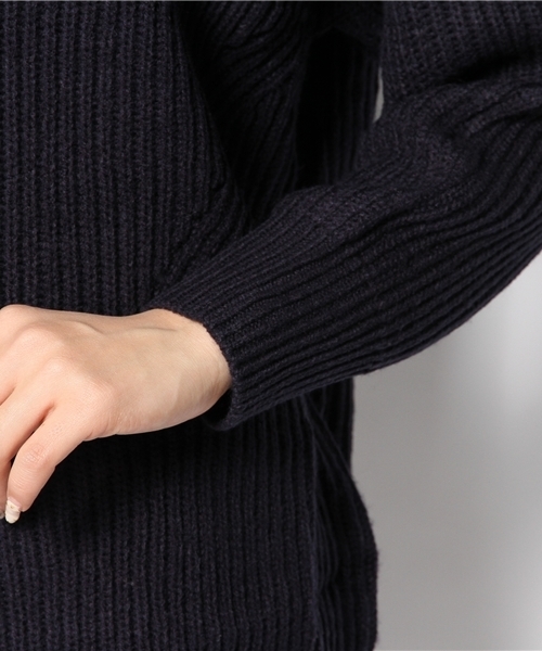 ROSE BUD（ローズバッド）の「【カタログ掲載】LK-132109 TURTLE/N L/S TUNIC（ニット/セーター・レディース・アイボリー/キャメル/ネイビー・ONE SIZE）」の8枚目の写真