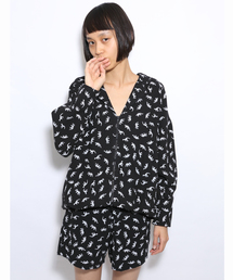 i | 恐竜プリントZIPブルゾン(ブルゾン)