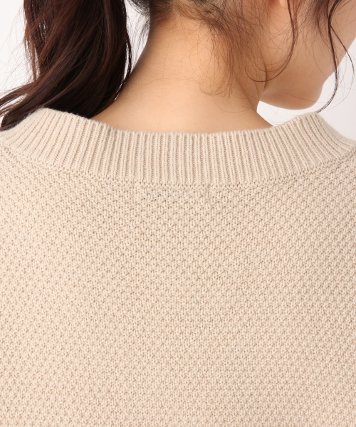 GLOBAL WORK（グローバルワーク）の「カノコBIGベスト/823694（ベスト・レディース・ベージュ/ネイビー/ブラウン・FREE）」の9枚目の写真