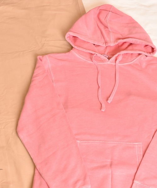 INDEPENDENT（インディペンデント）の「【Independent Trading Co】UNISEX MIDWEIGHT PIGMENT DYED HOODIE (UN)（スウェット・メンズ・ピンク/ミント/ベージュ/ブルー/サックスブルー/グリーン/ブラック/イエロー/マルーン・MEDIUM/SMALL）」の8枚目の写真