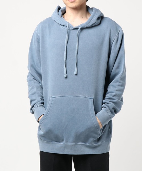 INDEPENDENT（インディペンデント）の「【Independent Trading Co】UNISEX MIDWEIGHT PIGMENT DYED HOODIE (UN)（スウェット・メンズ・ピンク/ミント/ベージュ/ブルー/サックスブルー/グリーン/ブラック/イエロー/マルーン・MEDIUM/SMALL）」の16枚目の写真