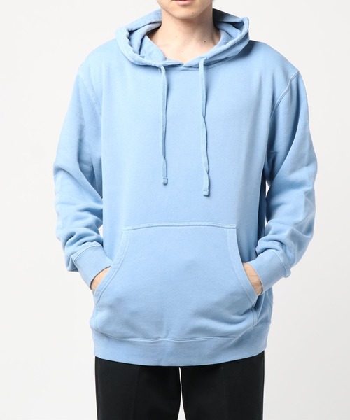INDEPENDENT（インディペンデント）の「【Independent Trading Co】UNISEX MIDWEIGHT PIGMENT DYED HOODIE (UN)（スウェット・メンズ・ピンク/ミント/ベージュ/ブルー/サックスブルー/グリーン/ブラック/イエロー/マルーン・MEDIUM/SMALL）」の13枚目の写真