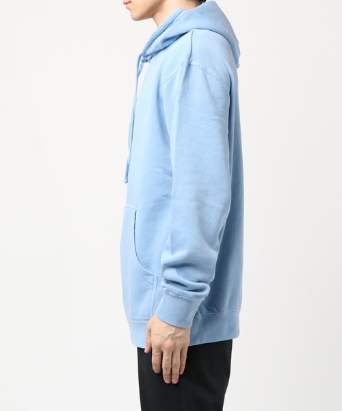 INDEPENDENT（インディペンデント）の「【Independent Trading Co】UNISEX MIDWEIGHT PIGMENT DYED HOODIE (UN)（スウェット・メンズ・ピンク/ミント/ベージュ/ブルー/サックスブルー/グリーン/ブラック/イエロー/マルーン・MEDIUM/SMALL）」の11枚目の写真