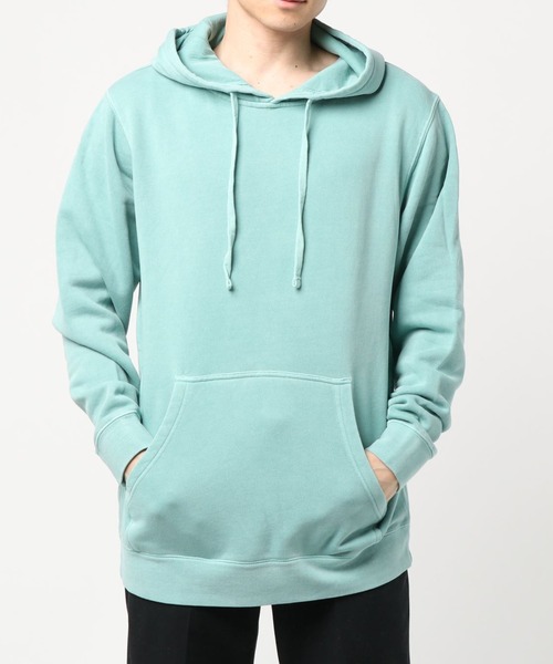 INDEPENDENT（インディペンデント）の「【Independent Trading Co】UNISEX MIDWEIGHT PIGMENT DYED HOODIE (UN)（スウェット・メンズ・ピンク/ミント/ベージュ/ブルー/サックスブルー/グリーン/ブラック/イエロー/マルーン・MEDIUM/SMALL）」の19枚目の写真