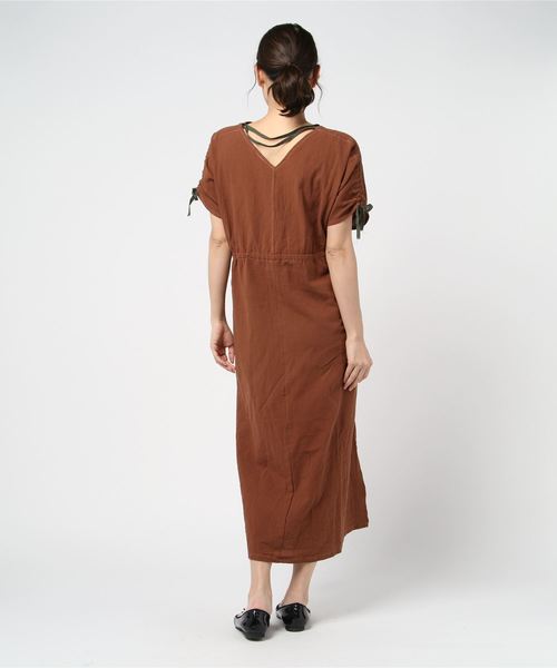 LUGG NAGG(ラグナグ)の「【Jewelobe/ ジュエローブ】2wayチュニックワンピース(ワンピース・レディース・ブラック/ベージュ/ブラウン・FREE)」の4枚目の写真