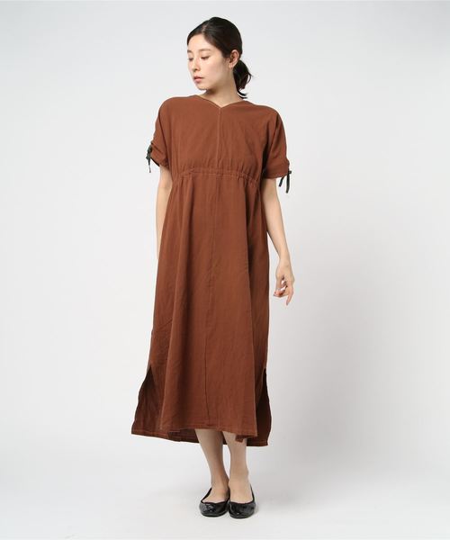 LUGG NAGG(ラグナグ)の「【Jewelobe/ ジュエローブ】2wayチュニックワンピース(ワンピース・レディース・ブラック/ベージュ/ブラウン・FREE)」の10枚目の写真