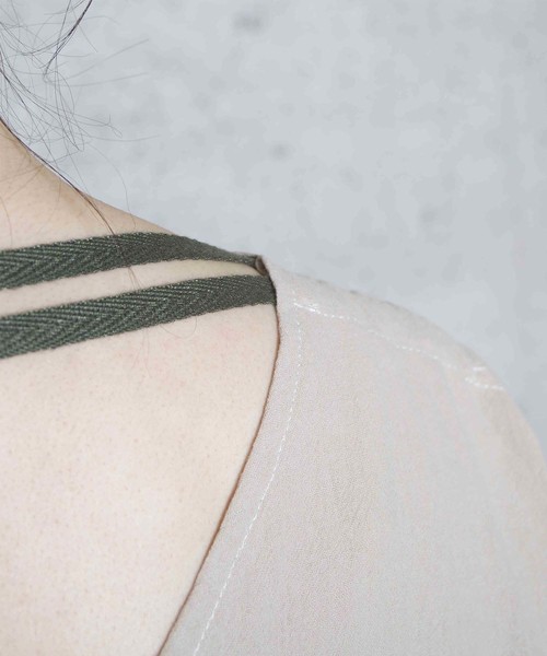 LUGG NAGG(ラグナグ)の「【Jewelobe/ ジュエローブ】2wayチュニックワンピース(ワンピース・レディース・ブラック/ベージュ/ブラウン・FREE)」の7枚目の写真