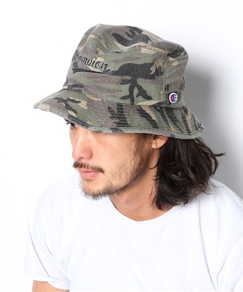 Champion（チャンピオン）の「バケットハット (Champion/チャンピオン)（ハット・メンズ・ホワイト/ブラック/グリーン/ブルー・FREE）」の4枚目の写真